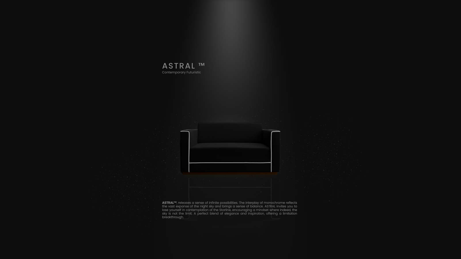 Astral 2 dudukan lis putih